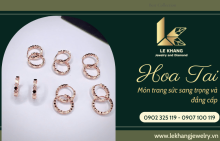 Trang sức hoa tai sang trọng và đẳng cấp từ Le Khang Jewelry and Diamond