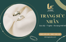 Trang sức nhẫn cưới, nhẫn đôi, nhẫn may mắn ý nghĩa - Lê Khang Jewelry