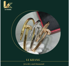 Vòng tay đinh đính đá