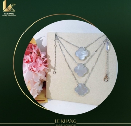 Mặt dây chuyền vàng trắng MDC26